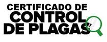 Certificado Control de Plagas